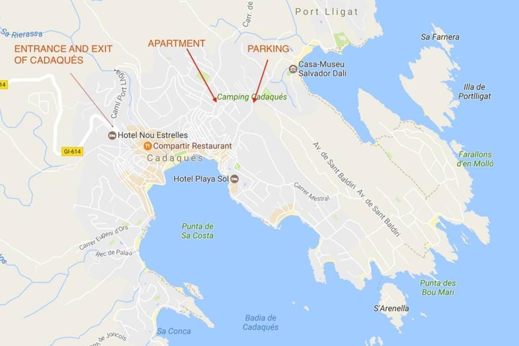 Apartamento Con Jardincito En El Centro De Cadaqués Kültér fotó